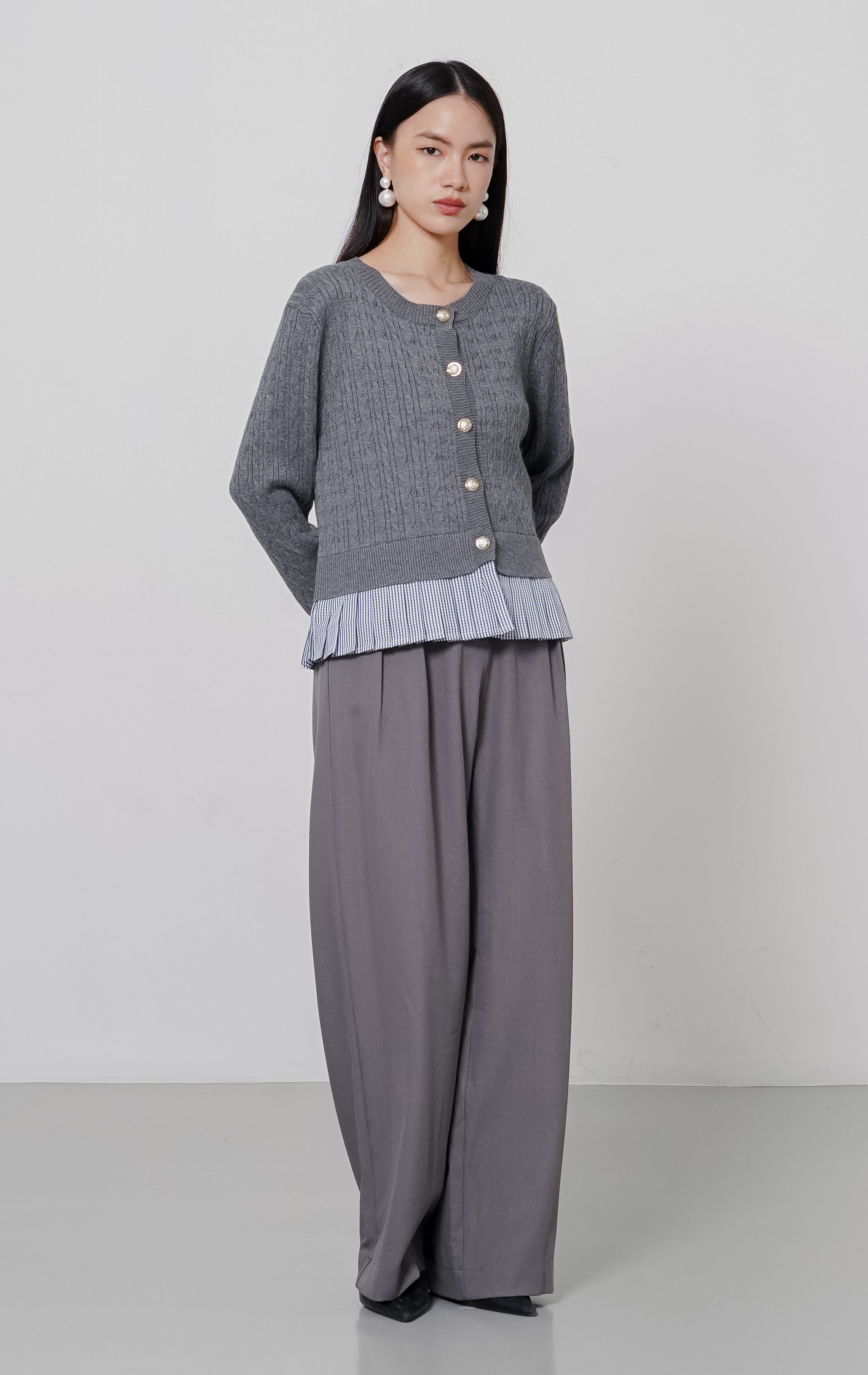 Malora Cardigan Grey
