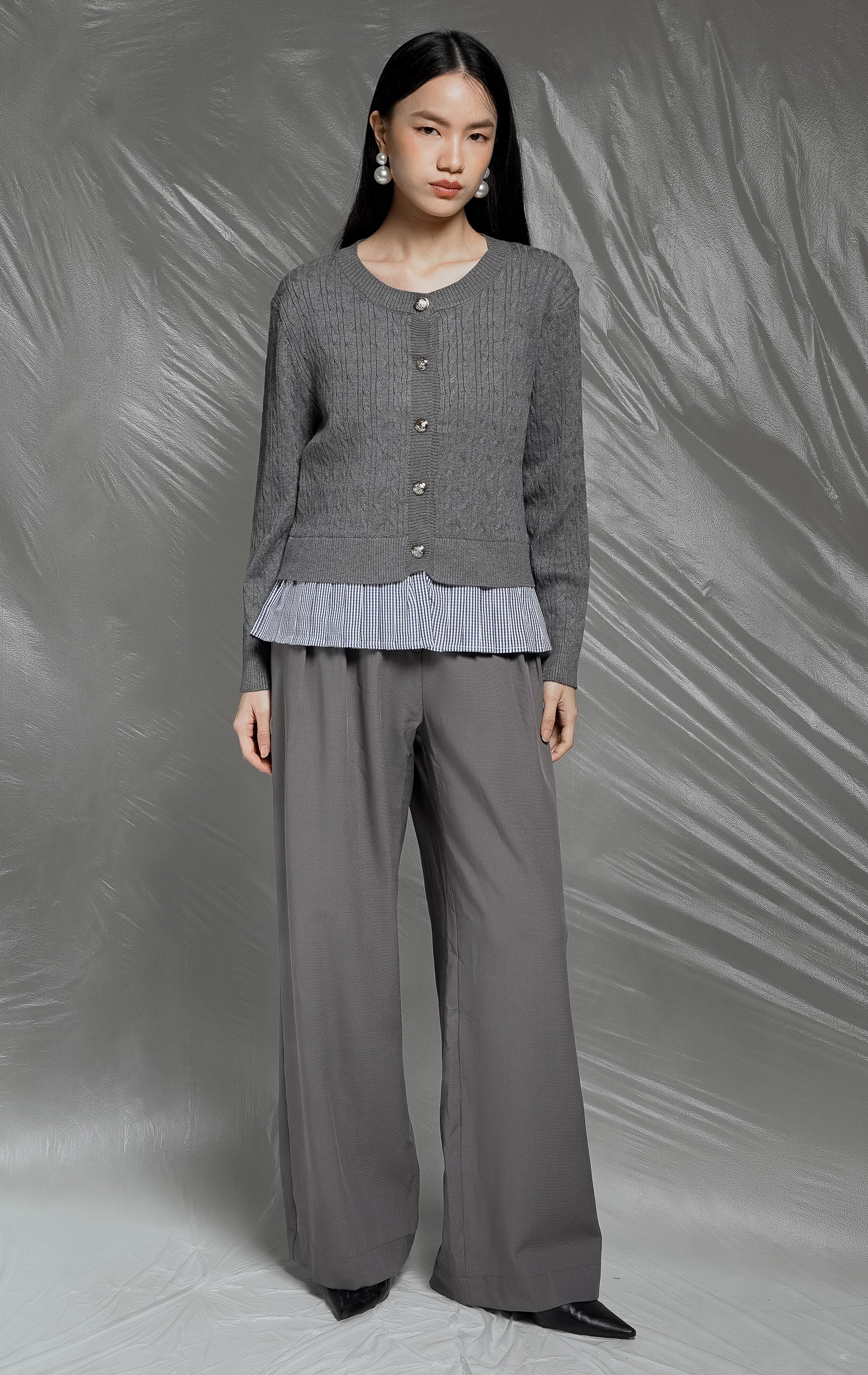 Malora Cardigan Grey
