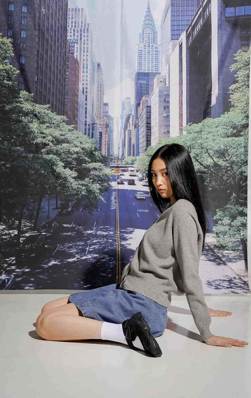 Keth Cardigan Grey