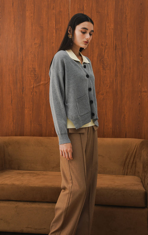 Luna Cardigan Grey