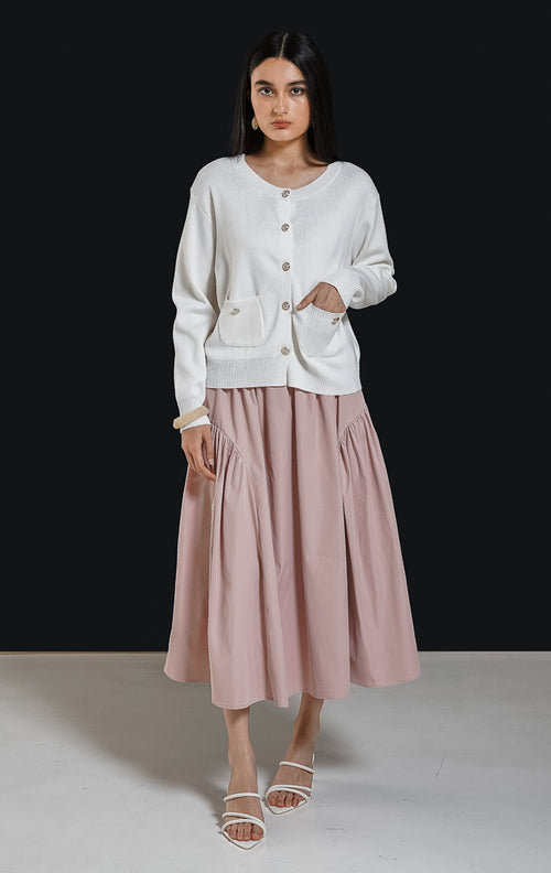 Lily Cardigan White