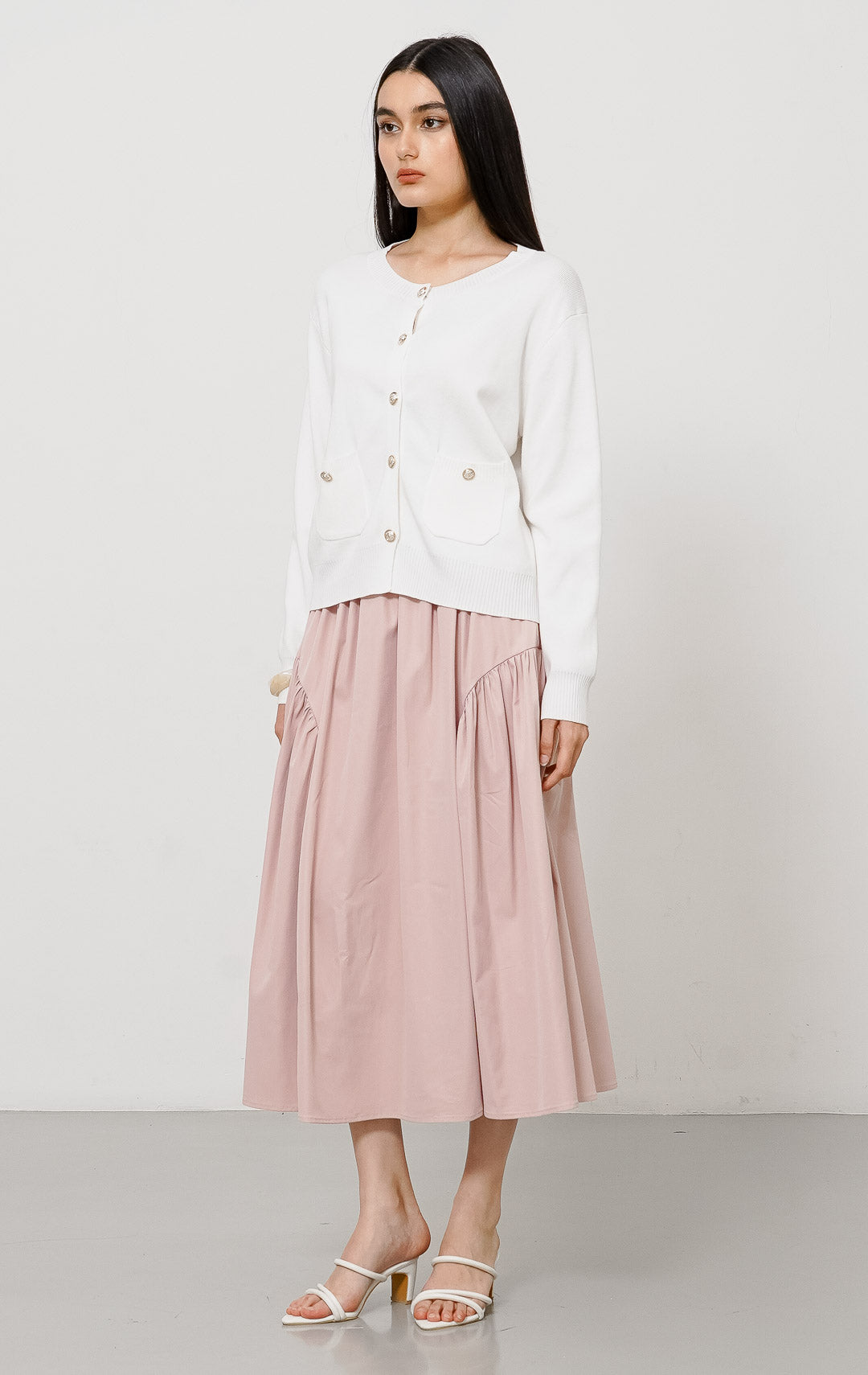 Lily Cardigan White