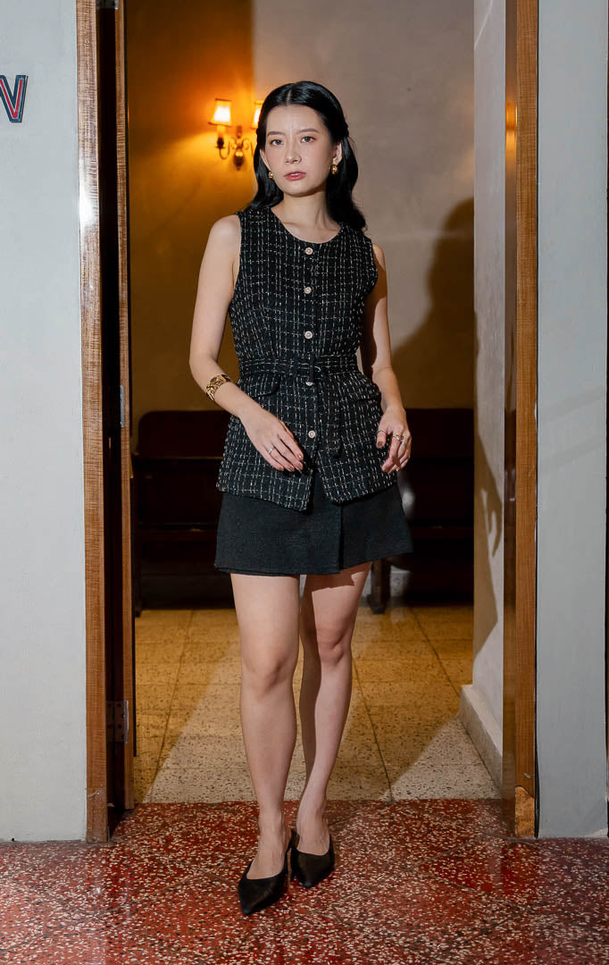 Maeve Vest Black