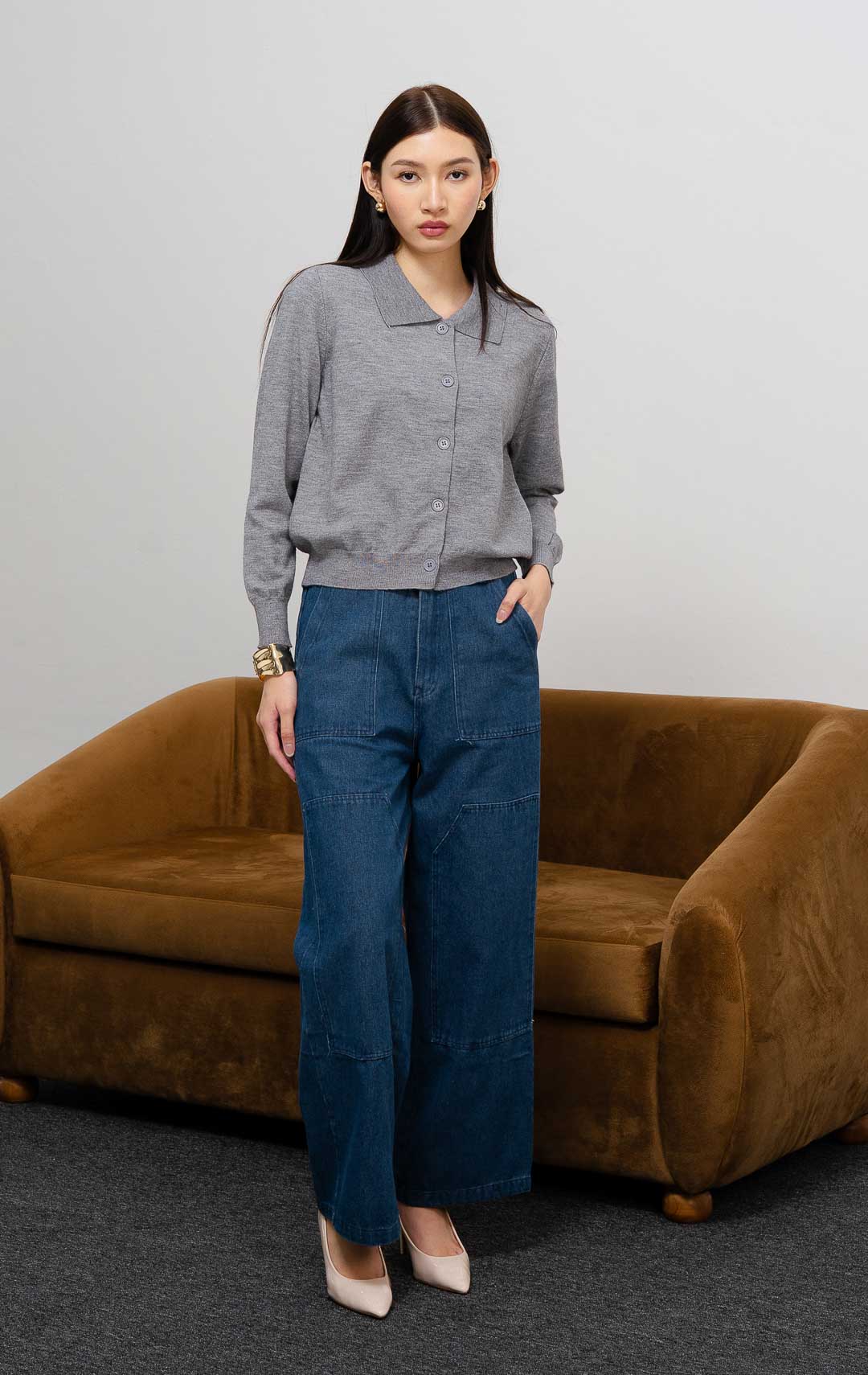 Jolin Cardigan Grey