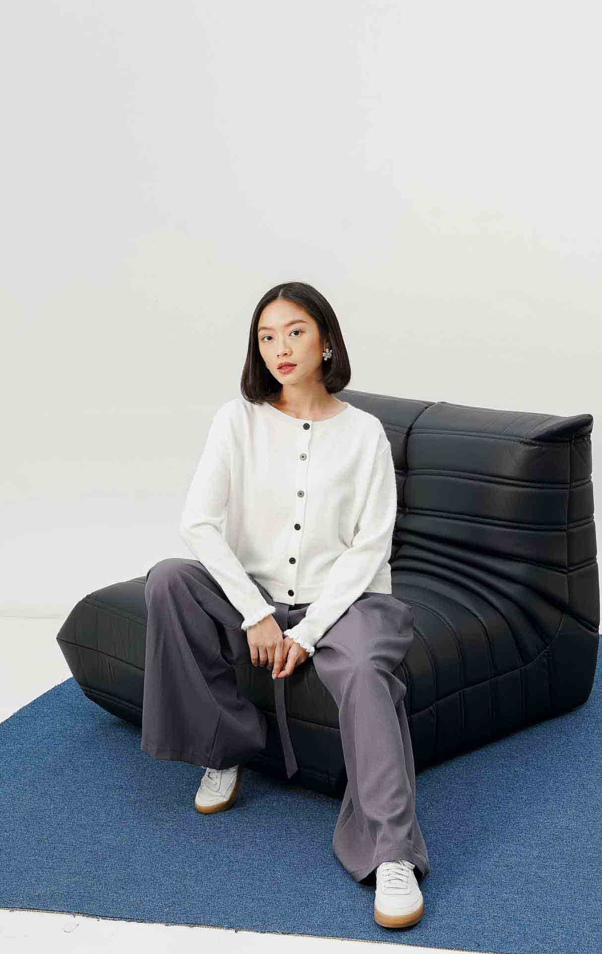 Becca Cardigan White
