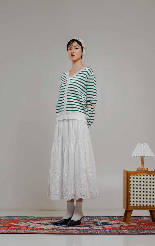 Azura Cardigan Green