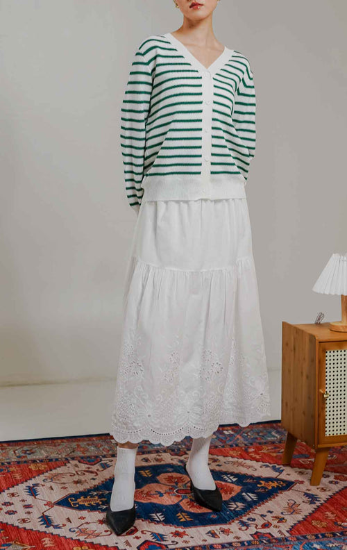Azura Cardigan Green