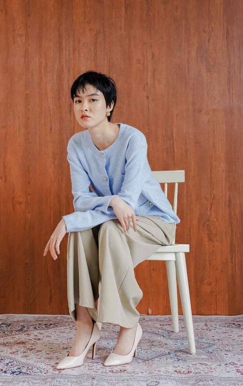 Mulan Cardigan Blue