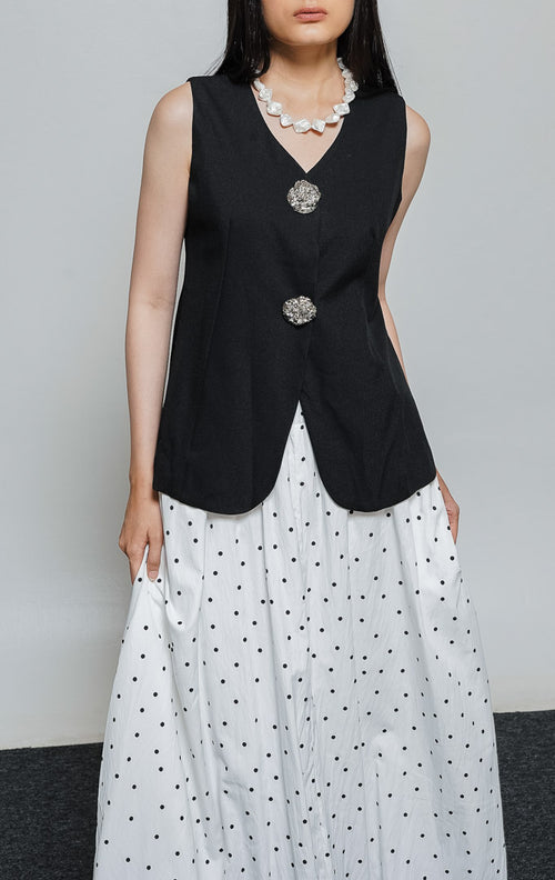 Brianna Vest Black