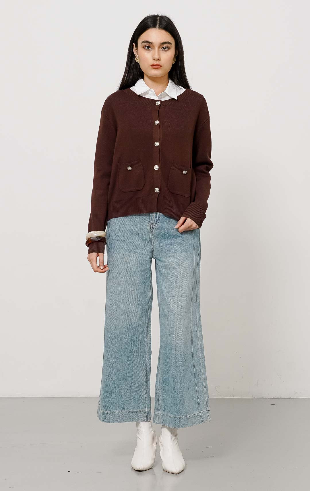 Lily Cardigan Brown