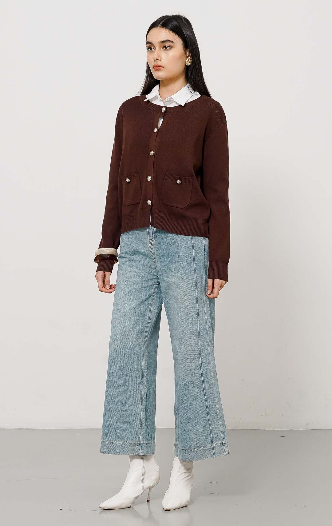 Lily Cardigan Brown