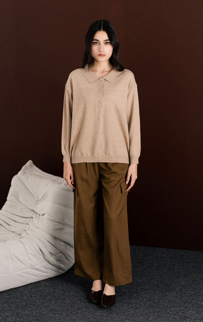 Wisteria Sweater Brown