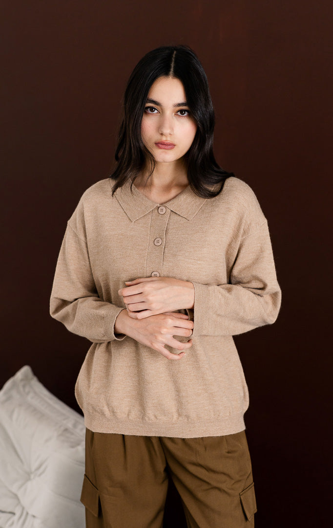 Wisteria Sweater Brown