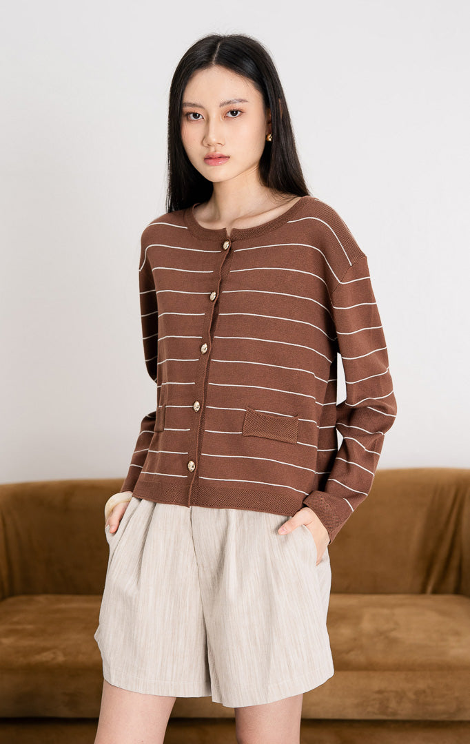 Jolene Cardigan Brown
