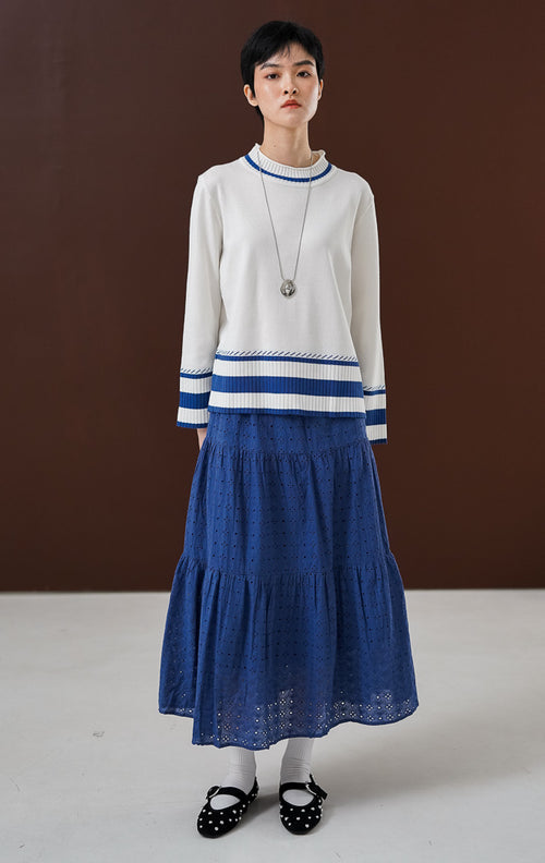 Elva Sweater White