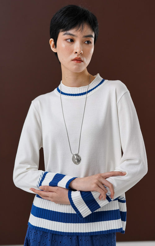 Elva Sweater White
