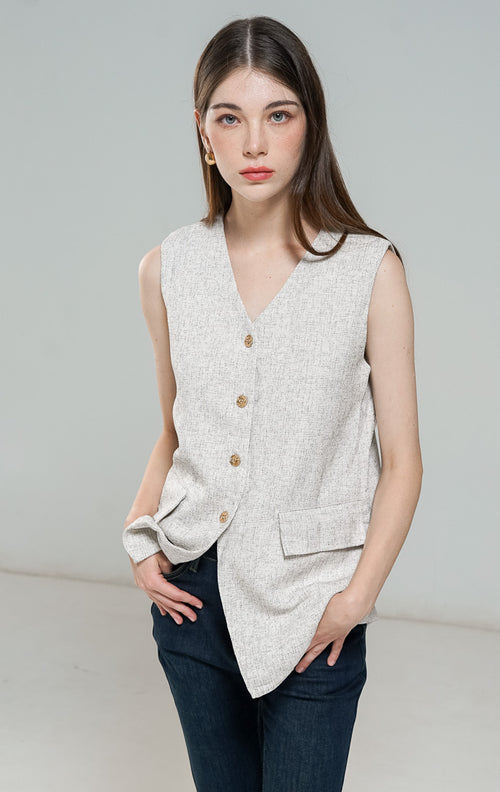 Baila Vest Ivory