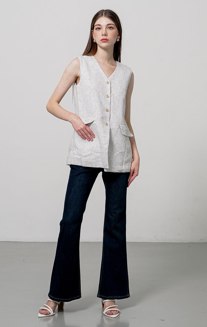 Baila Vest Ivory