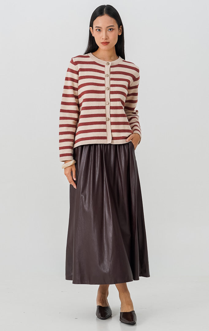 Agatha Cardigan Maroon