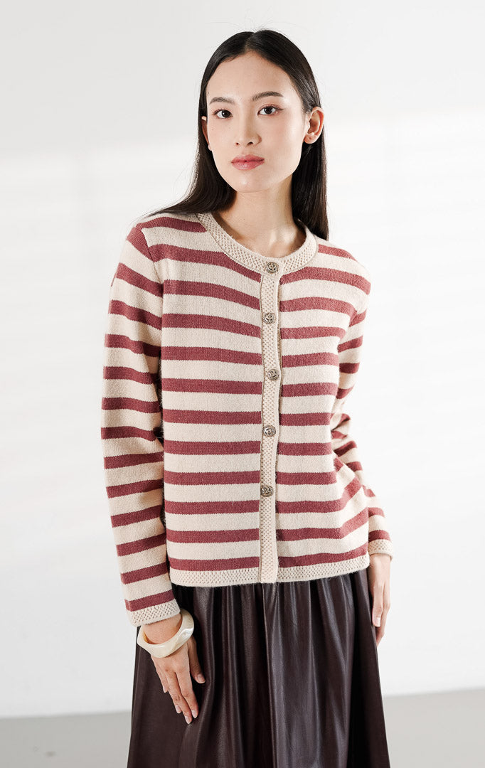 Agatha Cardigan Maroon