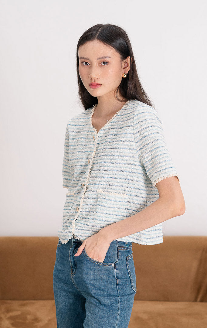 Aveline Cardigan Blue