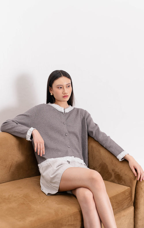 Aiko Cardigan Grey