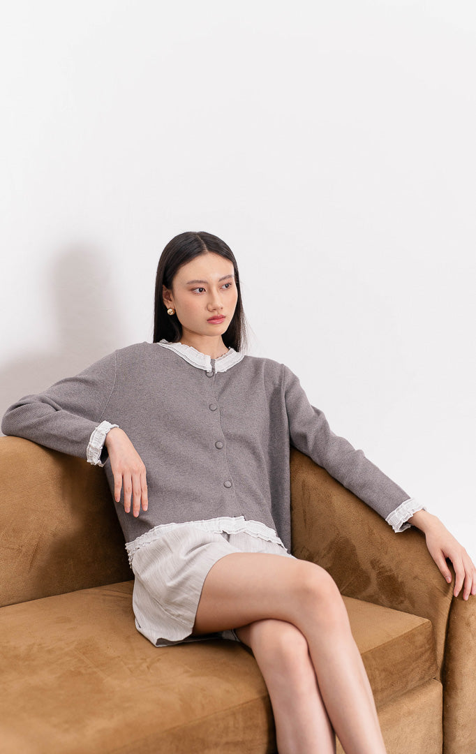 Aiko Cardigan Grey