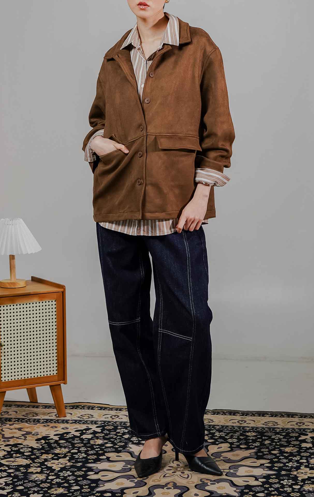 Frances Jacket Brown