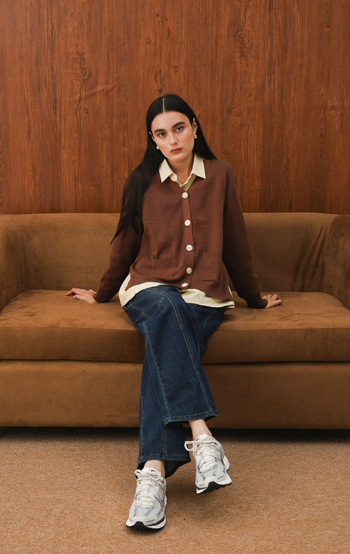 Luna Cradigan Brown
