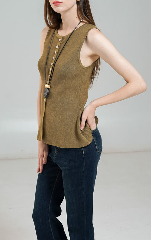Roseline Top Olive