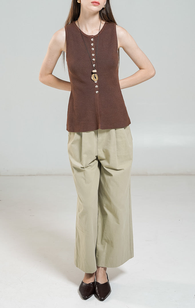 Roseline Top Dark Brown