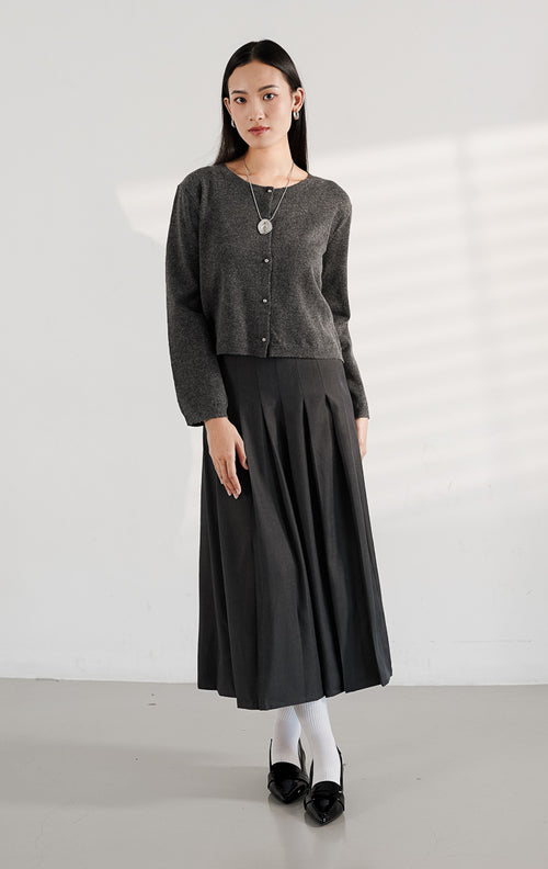 Enoa Cardigan Dark Grey