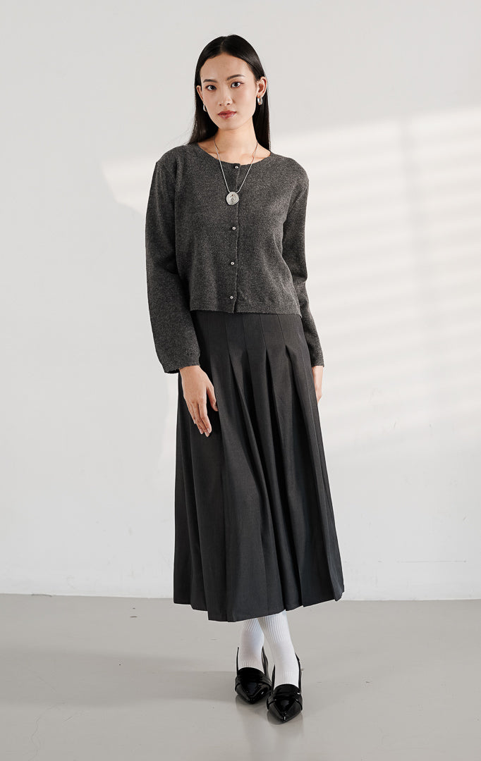 Enoa Cardigan Dark Grey