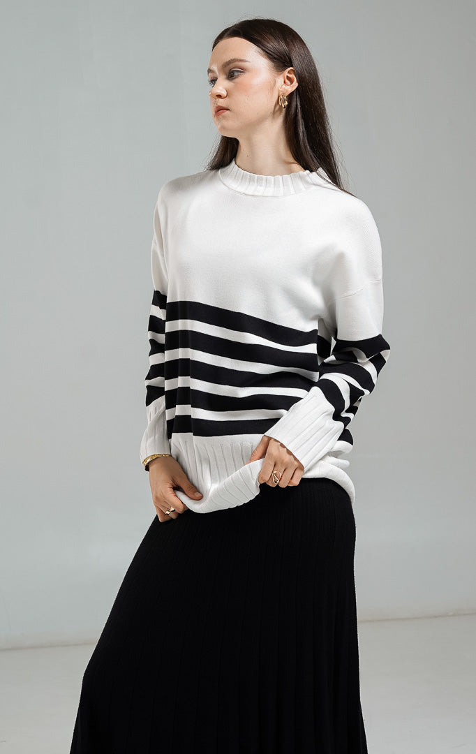 Ines Sweater White