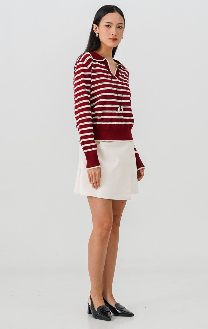 Evora Sweater Maroon