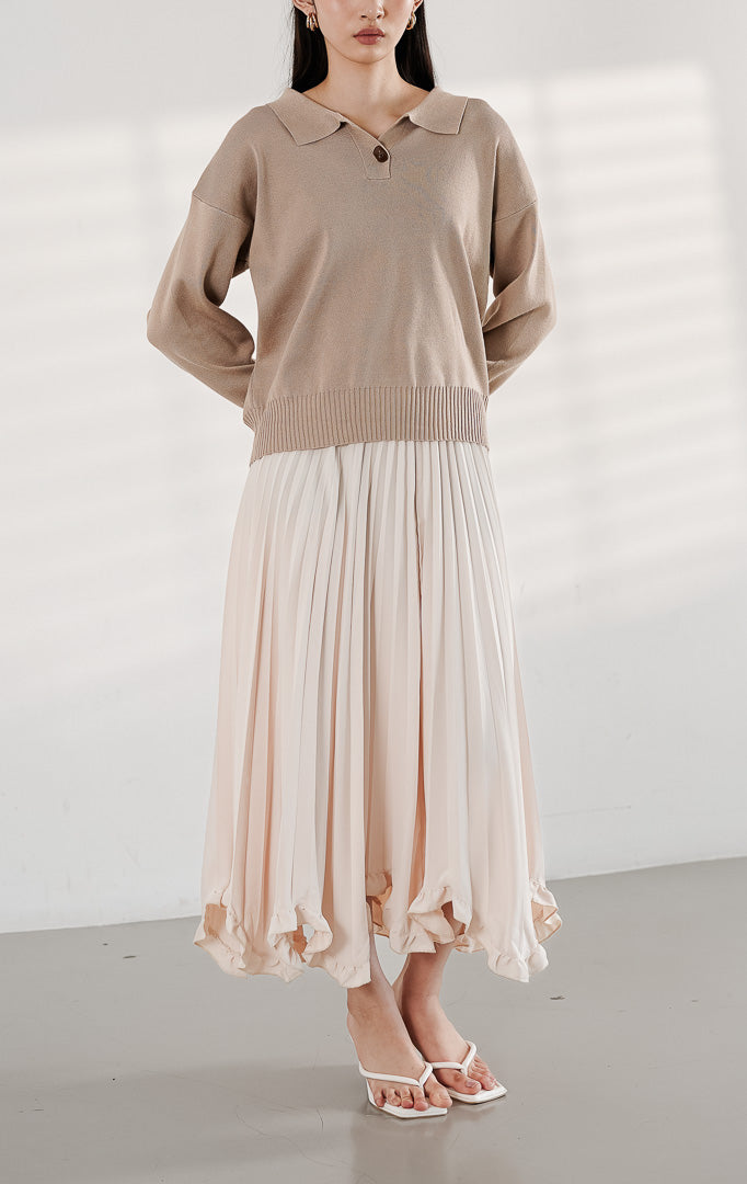 Aurine Sweater Light Brown