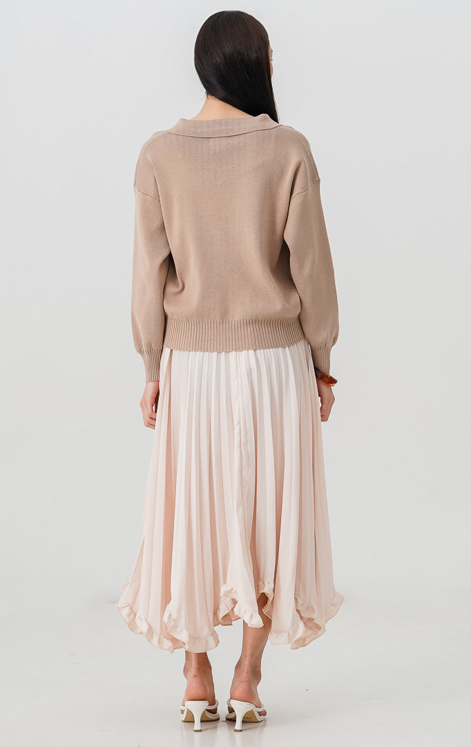 Aurine Sweater Light Brown