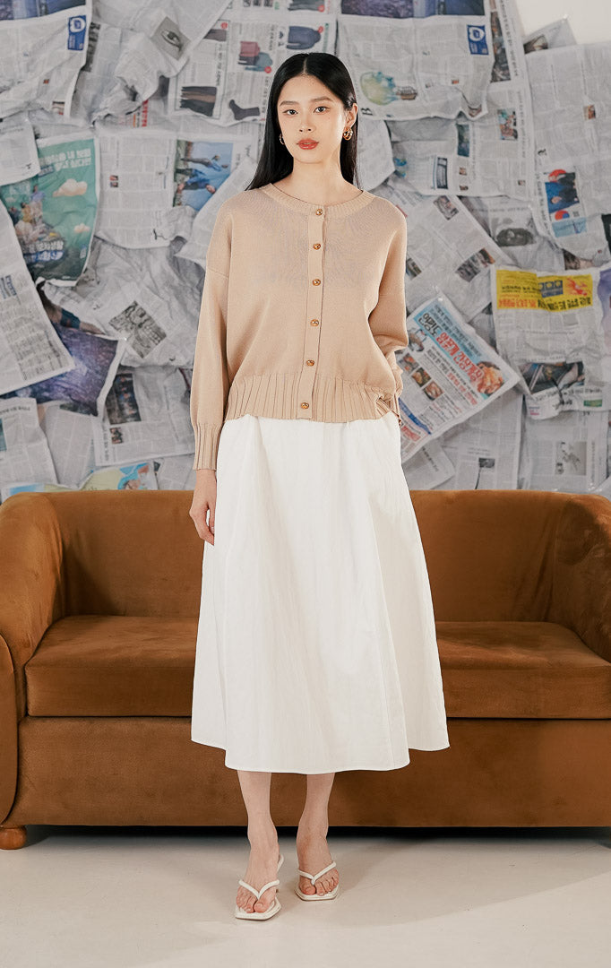 Hudson Cardigan Khaki