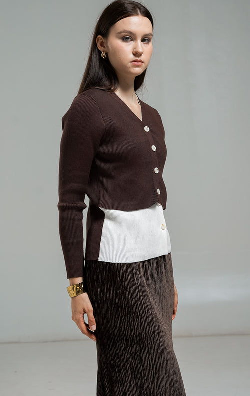 Ghita Cardigan Brown