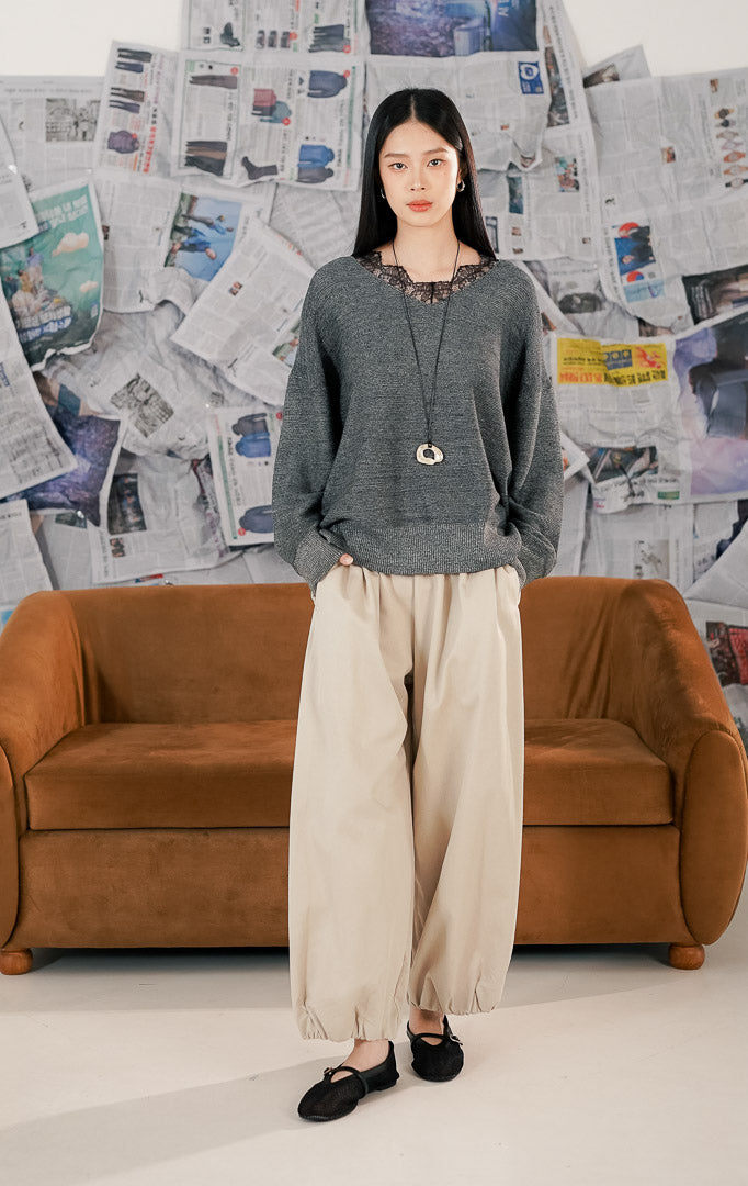 Bijou Sweater Dark Grey