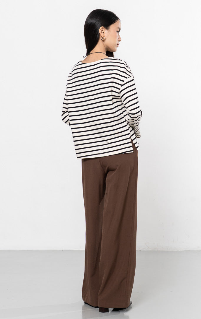 Arabella Sweater Black Striped