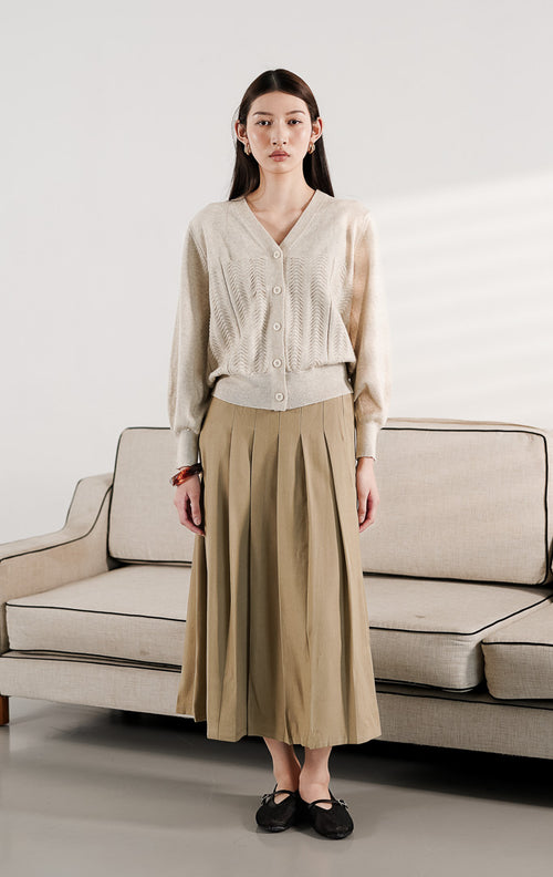 Dallie Cardigan Ivory