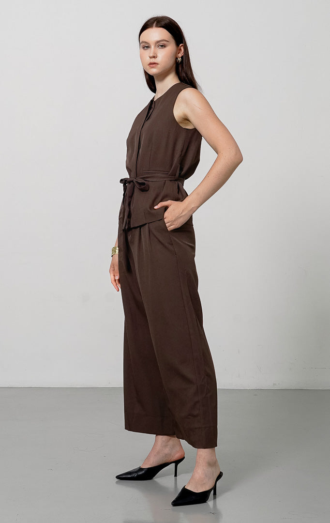 Namora Vest Brown