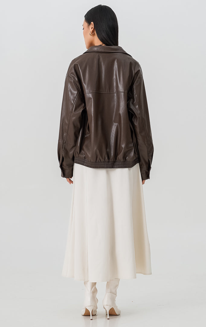 Nawal Jacket Brown