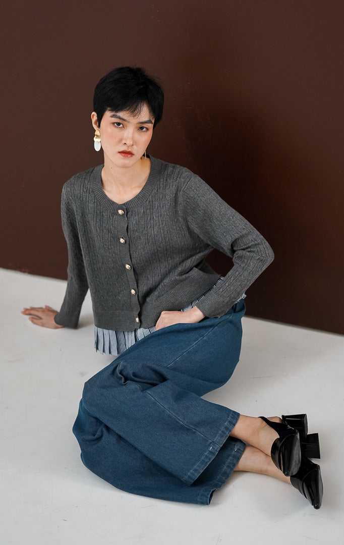 Malora Cardigan Grey
