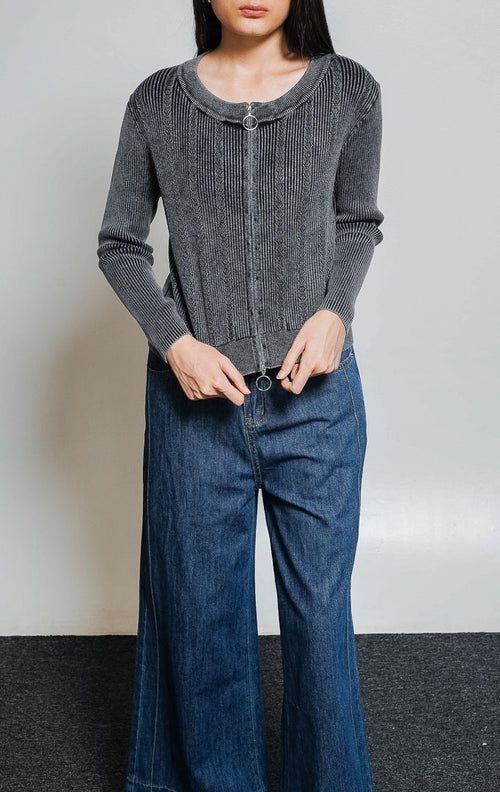 Leona Cardigan Grey