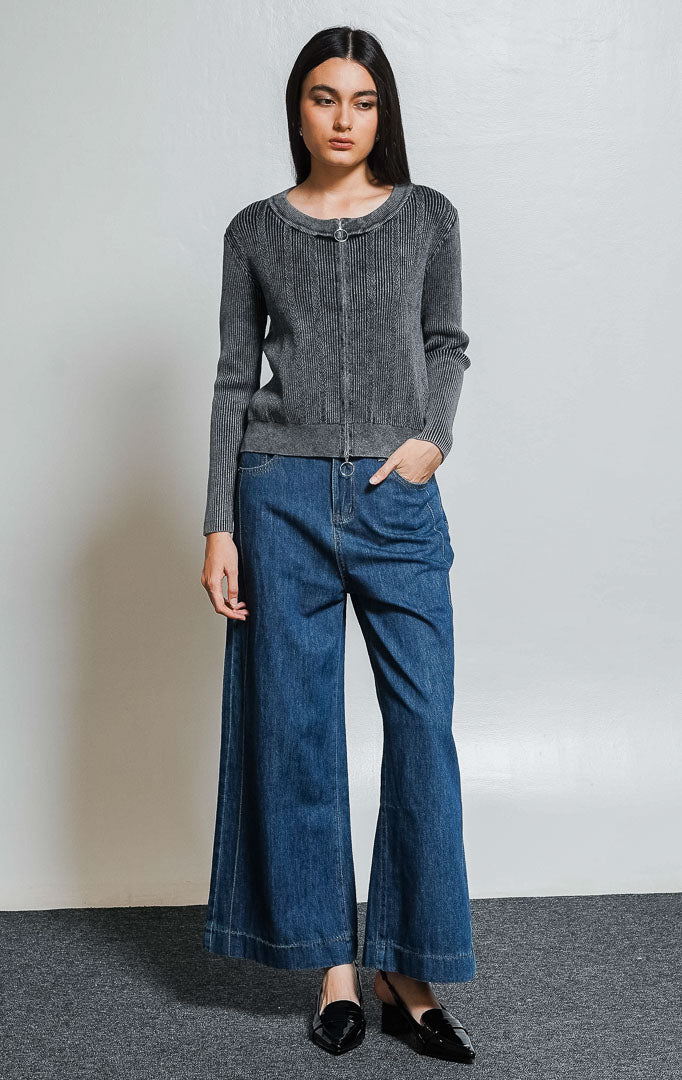 Leona Cardigan Grey