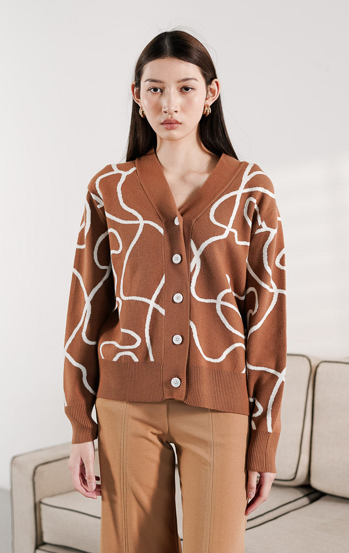 Coralina Cardigan Brown