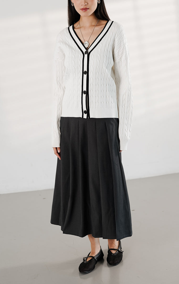 Annette Cardigan White