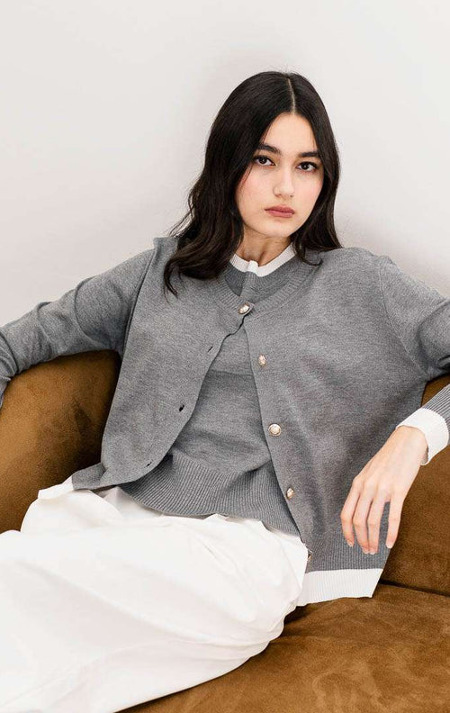 Lowisa Cardigan Grey